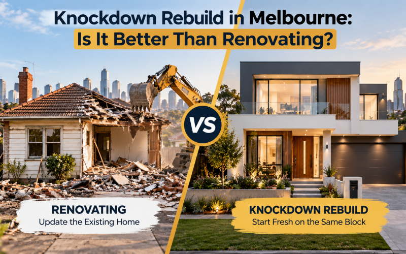 Knockdown Rebuild vs Renovation in Melbourne